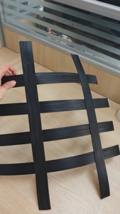 Neue 6M 4M PP/<span class=keywords><strong>PE</strong></span> PVC Stahl-Kunststoff-Glasfaser-Geogitter-Herstellungsmaschine mit 25x25mm Maschengröße Reibschweißen Hohe Geschwindigkeit - Product Image 6