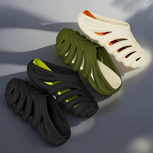 Sandales pour hommes pour pieds larges, design spacieux pour l'avant-pied, sangles de soutien, semelle antidérapante, usage quotidien, taille EU 39-46, respirantes - Product Image 5