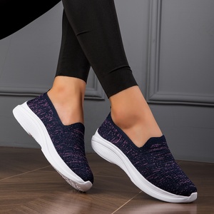 <span class=keywords><strong>Sneakers</strong></span> da <span class=keywords><strong>donna</strong></span> blu a mosca tessere scarpe Casual per tutte le stagioni-estate inverno autunno primavera - Product Image 2