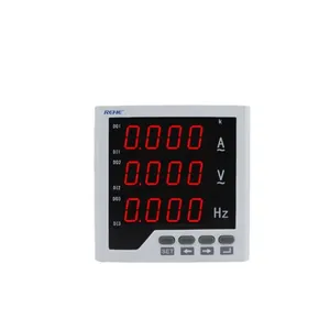 renhe 120*120mm Single-phase Current Voltage Frequency Combined Meter support RS485