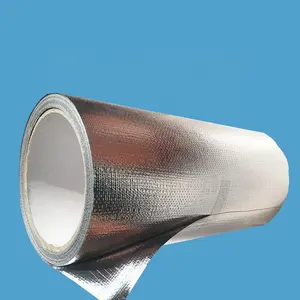 Paño de fibra de vidrio de aluminio del aislamiento de calor