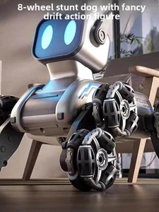 Robot chien télécommandé à 8 roues de qualité supérieure pour garçons de 3 à 10 ans - Technologie de pointe - Product Image 5