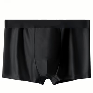Calzoncillos Bóxer Personalizados para Hombre, Transpirables, Sin Costuras, de Poliéster, Tipo Seda - Product Image 1