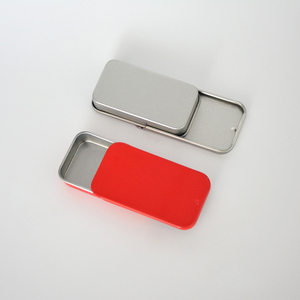 <strong>Cheap</strong> Rectangle Metal Tinplate Container Square Drawer Slide Tea Food Candy Industrial Aluminum Box Screen Printing for Packing - Product Image 5