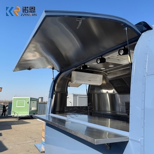 Rimorchio per Alimenti in Acciaio Inox, Rimorchio per Caffè e Bevande con Layout Personalizzato per Attività di Caffetteria Mobile - Product Image 5