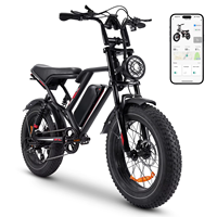 Vélo Électrique Tout-Terrain en Gros d'Usine Certifié EN15194 UL2849, Stock UE/USA, Suspension Intégrale, Pneus Larges, Contrôle par Application
