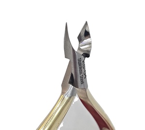 Pince à cuticules en acier inoxydable pour l'industrie des ongles, coupe-cuticules professionnel aiguisé, export en vrac OEM - Product Image 1