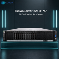 Serveur FusionServer 2258H V7 2U en rack pour les PME, le support de serveurs de bureau, l'hébergement Web et les applications commerciales