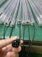 Tube Météore LED 3D 5050RGB pour Scène d'Événement, Couleur RVB Entièrement Changeante et Dynamique, pour Décoration de Plafond