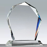 Plaque en cristal K9 personnalisée avec gravure 3D, certificat de service, logo, bouclier, ensemble de bureau