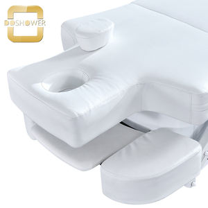 Cama curva de lujo definitiva con extensiones de pestañas personalizadas, piel de Spa Facial para cama de masaje eléctrica para muebles de salón de belleza - Product Image 6