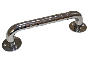 Eco-Friendly Contemporary I-Shape Stainless Steel Grab <b>Bar</b> With Chrome Finish For Elderly Shower Safety - Product Image 4