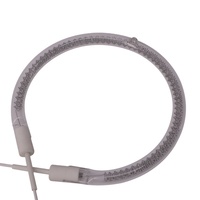 1300w lampe chauffante infrarouge halogène circulaire lampe chauffante infrarouge halogène pour four à micro-ondes friteuse à Air