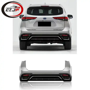 CZJF, recién llegado, Kit <span class=keywords><strong>de</strong></span> carrocería Facelift para Toyota Highlander 2021 <span class=keywords><strong>2022</strong></span>, conversión a <span class=keywords><strong>Lexus</strong></span> LX600, modelo que Incluye montaje <span class=keywords><strong>de</strong></span> parachoques <span class=keywords><strong>de</strong></span> coche - Product Image 3