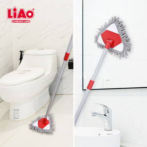 LiAo manico retrattile microfibra ciniglia <span class=keywords><strong>triangolo</strong></span> mini spolverino <span class=keywords><strong>mop</strong></span> per la pulizia della casa auto per bambini - Product Image 3