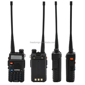 Baofeng Uv-5r 5w Handy Radio Uhf Vhf Radios Portée Amateur Mobile Double Bande Bidirectionnelle Double Bande Talkie Walkie Affichage LED Extérieur