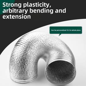 Tuyau <span class=keywords><strong>d</strong></span>'<span class=keywords><strong>évacuation</strong></span> de <span class=keywords><strong>hotte</strong></span> <span class=keywords><strong>aspirante</strong></span> en aluminium souple avec structure à <span class=keywords><strong>d</strong></span>éflecteurs, vente en gros, 80/100/110/200/350/400 - Product Image 4