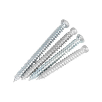 Vis autoperceuse Torx T30 à tête hexagonale, revêtement Ruspert bleu et blanc, classe 6, pour béton, ciment, fenêtre ST7.5