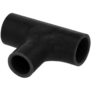 Tipo <span class=keywords><strong>T</strong></span> Codo colorido duradero Tamaño personalizable Manguera de silicona Manguera de flexibilidad Tubería de agua - Product Image 2