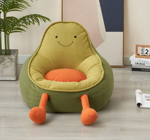 Childish Lazy <b>Sofa</b> - Avocado Super Cute Cartoon-Inspired Single Chair - Designer Design - Balcony - Children's <b>Sofa</b> - Product Image 1