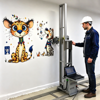 Machine d'impression murale UV compacte haute performance sans fil/filaire pour peinture murale au laser |   Imprimante murale 3D portable haute résolution