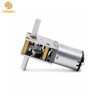 Motor DC Worm GM1812-N20 12V Langsung dari Pabrik, Poros Keluaran Ganda 90 °   Kotak Gigi Logam untuk Sistem Pintu Otomatis