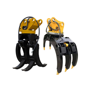 Grappin hydraulique pour mini-excavatrice, grappin rotatif pour bûches - Product Image 5