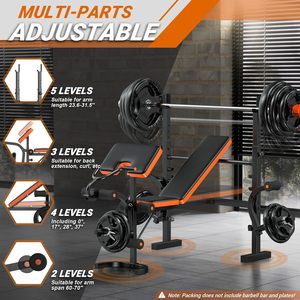 Multi-Function Iron Durable Adjustable Foldable Weight Lifting Power Rack Gym Fitness Equipment Strength <b>Dumbbell</b> Bench - Product Image 3