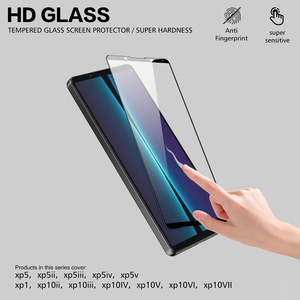 Protection d'écran en verre trempé incurvé 3D haute teneur en aluminium à couverture intégrale pour Sony XZ3 4 XPERIA 1 2 <span class=keywords><strong>5</strong></span> 10 II III IV V VI - Product Image 5