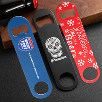 Ouvre-Bouteille Personnalisé en Acier Inoxydable de Direct Usine, Outils de Bar Vierge, Ouvre-Bière Métallique, Lame de Bar à Impression par Sublimation