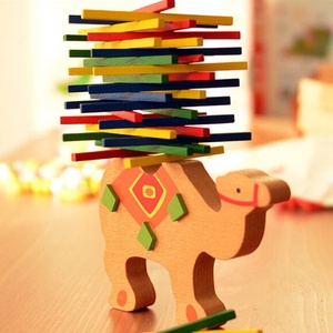 Jeu d'empilage en bois pour enfants, bâtonnets colorés, puzzle éducatif précoce, jouets en bois, coordination œil-main pour bébé - Product Image 5