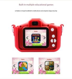 Mini caméra numérique HD 1080P pour enfants, cadeau de Noël, extérieur, dessin animé chat, grand angle 120°, mémoire intégrée 32 Go, écran 2,0 pouces, reconnaissance faciale - Product Image 3