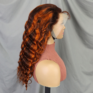 Perruques en cheveux humains à 200 % de densité, 10-30 pouces # Perruques Lace Front P4/350 Ondulées Profondes Couleur Naturelle 13x4 avec Dentelle Transparente, Perruque Cheveux Raides - Product Image 4