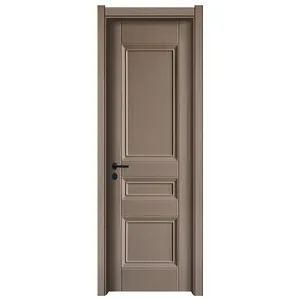 Высококачественная Роскошная Внутренняя дверь дома wpc дверь для туалета дверь кожа панели