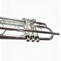 High Grade Silver Plated Classic Structure Trumpet Wholesale Professional Musical Instrument OEM