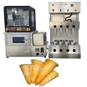 Stainless Steel Holding Cone Pizza Making Machine high efficiency pizza cone oven full automatic pizza cone making machine