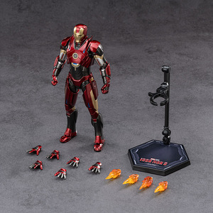 Nuovo 2026 ZT Zd Toys Iron Man Originale Autentico Edizione 10° Anniversario <span class=keywords><strong>Marvel</strong></span> - Iron Man Mk16 Non Luminoso <span class=keywords><strong>Action</strong></span> <span class=keywords><strong>Figure</strong></span> 1/10 - Product Image 2