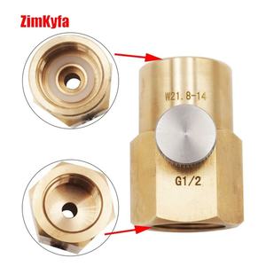 Adaptador de Estación de Recarga de Cilindros de CO2, Adaptador para Botellas de Soda, Válvula de Purga de Latón G1/2-14 W21.8, Conector CGA320, Herramientas Neumáticas OEM - Product Image 3