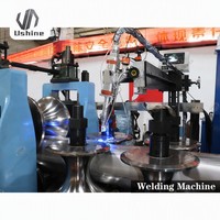 Ligne de production industrielle de soudage laser Ushine à grand diamètre, économe en énergie, en acier inoxydable, clé en main, 159-325 mm