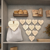 CH1762 Saint Valentin DIY Art Crafts 3mm D'épaisseur Coeur En Bois Pièces et Tranches Contreplaqué Sûr pour La Décoration De La Maison Cadeau pour Les Amoureux