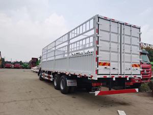 Sinotruk 10 Wheeler 6x4 DIESEL Hàng rào xe tải chở hàng 40 tấn công suất cho động vật Rau vận chuyển hàng duy nhất Điều kiện Mới - Product Image 6