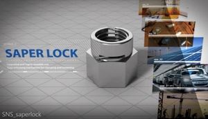 Tuerca de bloqueo seguro SAPER, tuerca de bloqueo automático de inserción de nailon hexagonal de acero inoxidable, tuerca de bloqueo hexagonal de alta resistencia para uso Industrial - Product Image 4