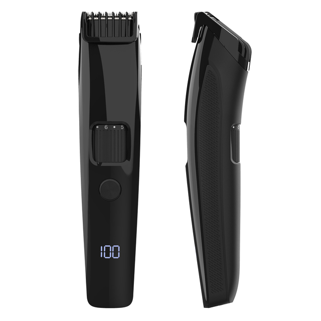 Electric Rechargeable Shaver Low Noise Professional LCD Digital Display Hair Trimmer Cordless Beard