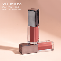 Emballages personnalisés en gros pour mini tubes de gloss à lèvres, marque privée, gloss rose repulpant