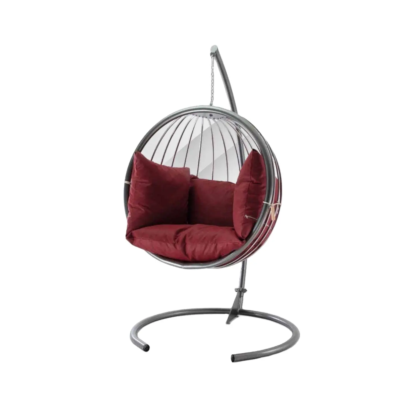Factory Supply Buy 4 Get 1 Free Original Patio Rattan /Wicker Furniture Egg Shape Swing Chair