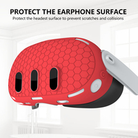 Ensemble de protection VR Manchon de protection en silicone Anti-transpiration Masque pour les yeux Coussinet facial Couverture d'objectif Contrôleur Poignées de pouce pour Meta Quest 3