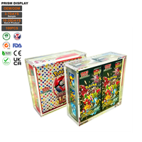 Boîte de rangement magnétique en acrylique moderne de qualité supérieure, écologique, pour collection de cartes Pokémon japonaises TCG