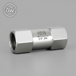 Clapet anti-retour 3/4 po en acier inoxydable 304 pour conduites et pompes à eau - Product Image 2