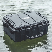 GLARY étui de chasse en plastique dur pour pistolet étanche universel étui de pistolet à main avec mousse personnalisée vente en gros étui de transport pour pistolet