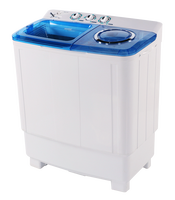 Machine à laver semi-automatique portable à chargement par le haut, capacité de lavage de 8kg, laveuse et sécheuse à double cuve